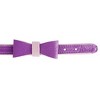 PoisePup – Luxury Pet Dog Bow Tie – Soft Premium Leather Bowtie for Small and Large Dogs - Lavish Lavander - 2 of 3