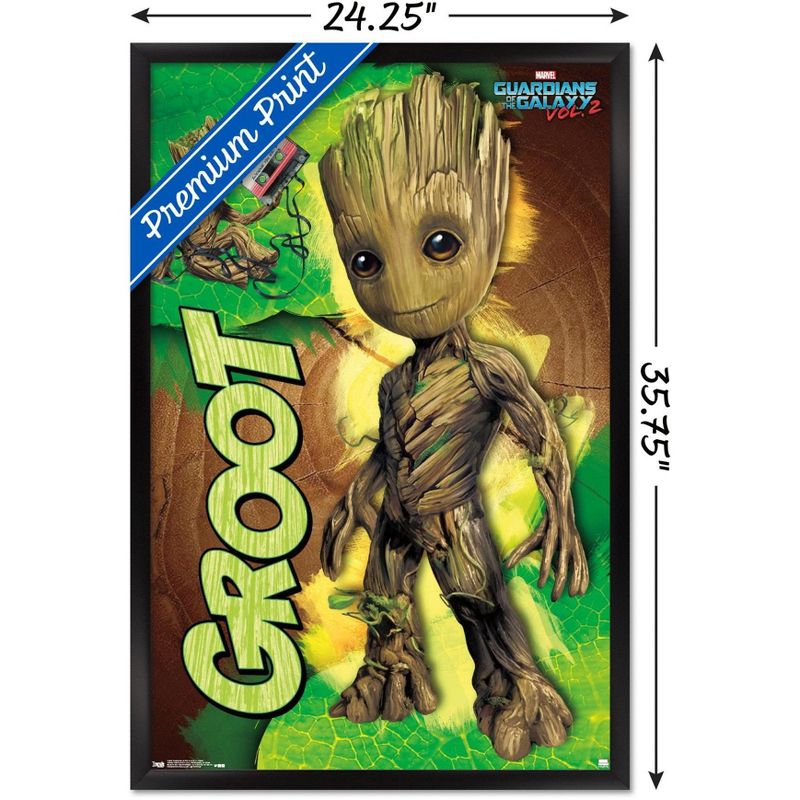 Trends International Marvel Cinematic Universe - Guardians of the Galaxy 2 - Groot Framed Wall Poster Prints, 3 of 7