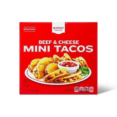 Frozen Beef & Cheese Mini Tacos - 9.75oz - Market Pantry™