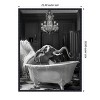 Amanti Art Big Elephant Splash by Niky Rahner Framed Canvas Wall Art - 3 of 4