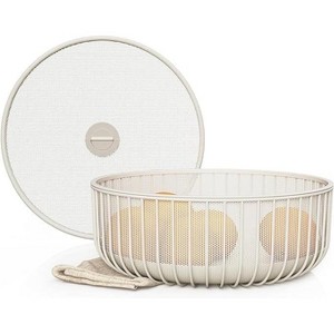 LIBKEN Metal Wire Stylish Fruit Bowls for Kitchens, White - 1 of 3