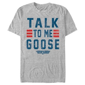 Men's Top Gun Talk to Me Goose Quote T-Shirt - 1 of 4
