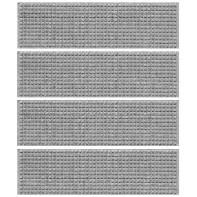 WaterHog 8.5"x30" Set of 4 Squares Indoor/Outdoor Stair Treads Door Mats