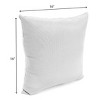 Set of 2 16" x 16" Outdoor Throw Pillows Candy Apple/White - Jordan Manufacturing - 3 of 4