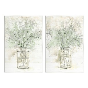 Stupell Industries Country Florals Delicate Blooming Bouquet, 15" x 10" (Set of 2) - 1 of 4