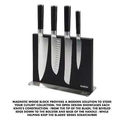 Babish 5 Piece High Carbon Stainless Steel Knife Block Set