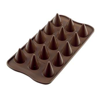 O'creme Round Silicone Mold For Chocolate Truffles, Ganache, Jelly,  Pralines And Caramels (40mm Diameter X 35mm High) 35 Cavities : Target