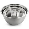 Oster Rosamond 3 Piece Stainless Steel Mixing Bowl Set in Silver - 3 of 4