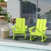 WestinTrends  Modern Adirondack Outdoor Rocking Chair (Set of 2) - 2 of 2