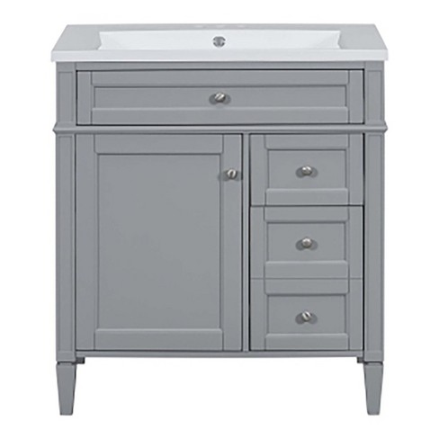 Bathroom Vanity, Bathroom Storage Cabinet With Sink, 2 Drawers ...