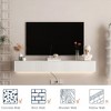 ORRD Floating TV Stand Wall Mounted with 16 Color LEDs,69" Modern TV Stand, Floating TV Cabinet Entertainment Center for 55 60 65 Inch TV - 2 of 4
