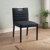 Meridian Furniture,Aimee Vegan Leather Dining Side Chair, Set of 2 - 2 of 4