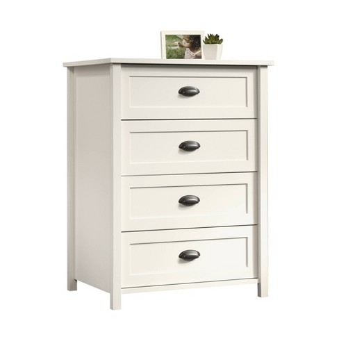 County Line 4 Drawer Chest Soft White   Sauder : Target