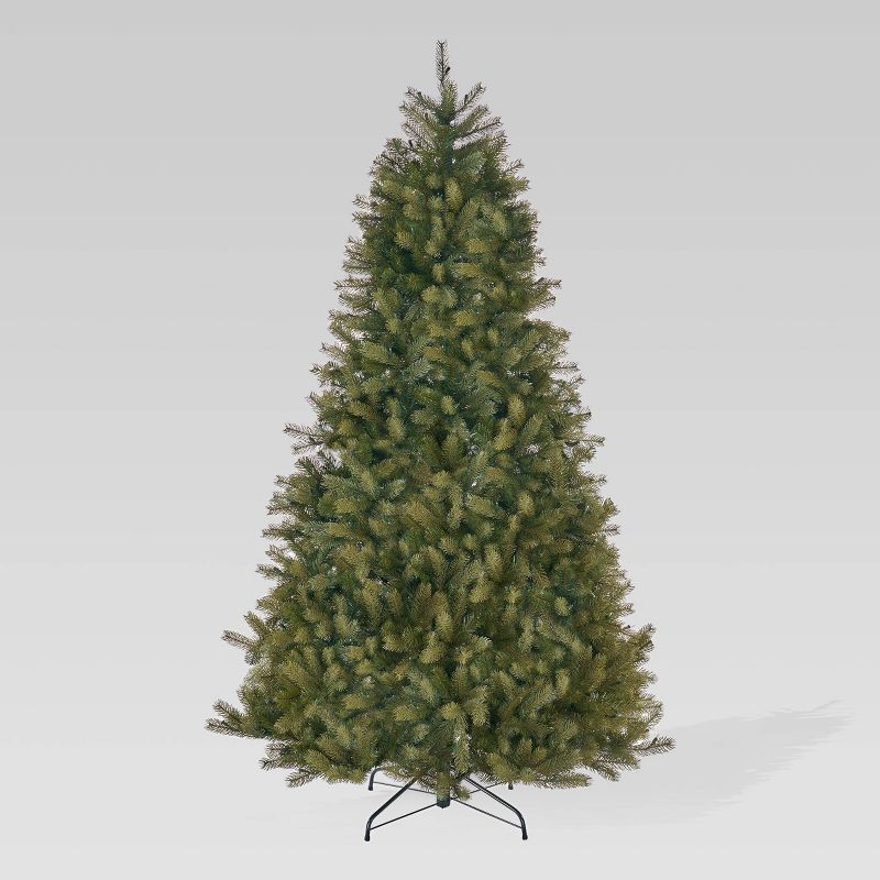 9ft Mixed Spruce Pre-Lit Full Artificial Christmas Tree Clear Lights - Christopher Knight Home, 3 of 8
