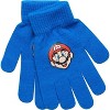 Super Mario Bros. Winter Hat 2 Pair Gloves, Little Boys Ages 4-7 - 4 of 4