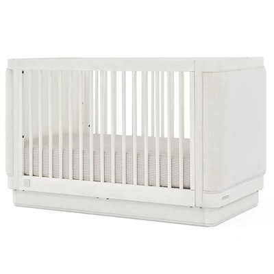 babyGap by Delta Children Callie 4-in-1 Convertible Crib with Upholstered End Panels - Antique White