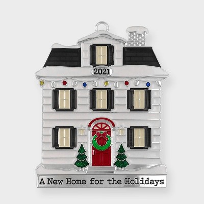 Harvey Lewis 2021 Christmas in New Home Ornament with Fine Crystals