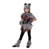Joyfy Halloween Werewolf Costume for Kids, Scary Halloween Costume for Girls, Wolf Outfit Set for Girls - 2 of 4