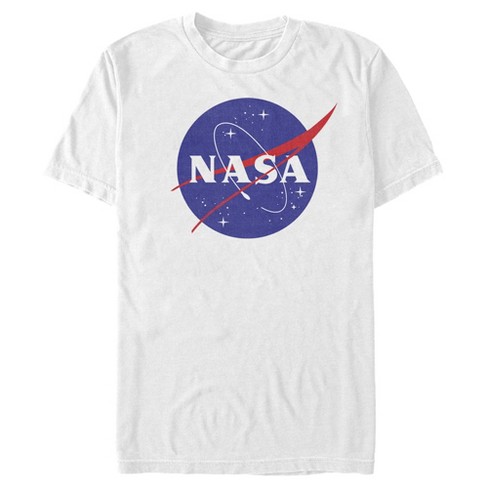 Men's Nasa Circle Logo T-shirt - White - Small : Target