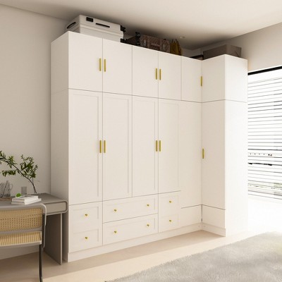 FUFU&GAGA Modular Combination Wardrobe, Large Storage Space, Creating Exquisite Storage Life