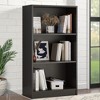 MAYEERTY 3-Shelf Adjustable Freestanding Wood Bookshelf - For Home Office (Cherry) - 2 of 4