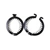 Junior 3 Inch Hair Clamp For Big Hair - Painless, Damage-Free Styling Tool - 2 Pieces - PuffCuff - 4 of 4