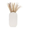 Sagebrook Home Oval Ridge Ceramic Vase Contemporary Vase for Home or Office Decorative - 4 of 4