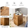 NicBex Modern Small Rectangular Textured-Pattern Coffee Table,Minimalist Center Table for Living Room,Living Room Furniture - 4 of 4