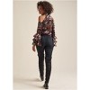 VENUS Womens Cold Shoulder Ruffle Top - 2 of 4