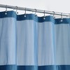 Textured Waffle Weave Shower Curtain with Snap In Liner and 12 Hooks - 2 of 4