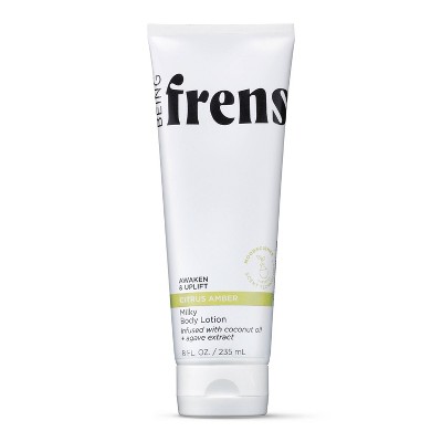 Being Frenshe Milky Hydrating Lotion for Dry Skin with Coconut Oil Floral Citrus Amber - 8 fl oz_3