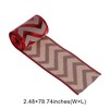 Unique Bargains Gift Wrap Ribbons Striped Ribbon Polyester 78.74"x2.48" 1 Pc - 3 of 4
