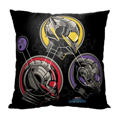 Marvel Ant Man Quantumania Quantum Group Throw Pillow 18x18 Inches