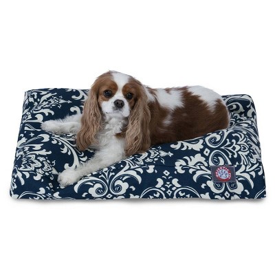 Majestic Pet Rectangle Dog Bed - Navy Blue - Small