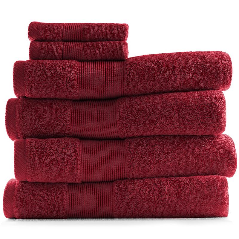 Hearth & Harbor 100% Cotton Towel Sets for Body and Face, 1 of 8