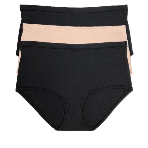 Felina Organic Cotton Bikini Underwear for Women - Bikini Panties for  Women, Seamless Panties for Women (6-Pack) (Fields of Joy, Large) 