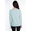JENNIE LIU 100% Pure Cashmere Extra-ply Cozy Long Sleeve Crew Neck Sweater - 3 of 3