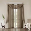Gracie Mills Gayle Lightweight Crushed Sheer Window Scarf - 4 of 4