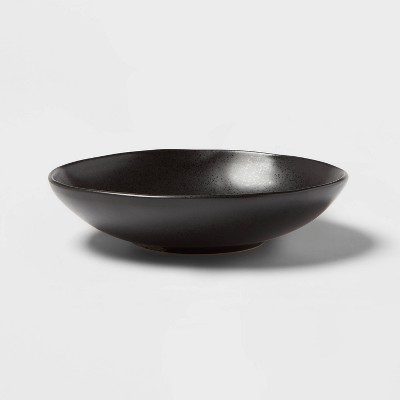 38oz Earthenware Houlton Dinner Bowl Dinner Black - Threshold™