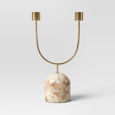 Luxe Double Taper Candle Holder - Threshold™