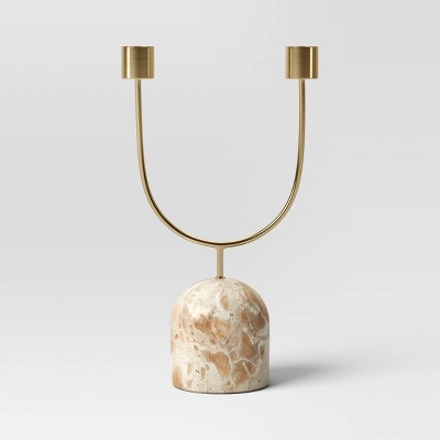 Luxe Double Taper Candle Holder - Threshold™ : Target