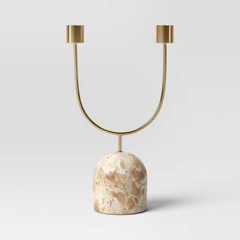 Luxe Double Taper Candle Holder - Threshold™