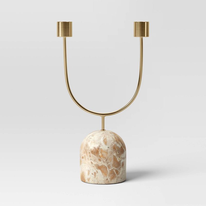 Luxe Double Taper Candle Holder - Threshold&#8482;, 1 of 10