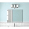 Sunset Lighting Prestige 3 Light Wall Sconce, Bright Satin Nickel - 3 of 3