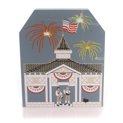 Cats Meow Village 5.0 Inch Let Freedom Ring Collectors Club Limited 1996 Village Accessories