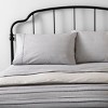 Microstripe Printed Organic Sheet Set - Hearth & Hand™ with Magnolia - image 2 of 2
