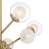 Possini Euro Design Davis Gold Sputnik Chandelier 26 1/4" Wide Modern LED Clear Frosted Glass 12-Light Fixture for Dining Room - 3 of 4