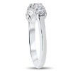 Pompeii3 1 1/4 ct 5-Stone Diamond Trellis Anniversary Ring 14k White Gold - 3 of 4