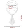 INSPIRE CHIC Women's Pre-tied Solid Color Adjustable Short Tie - 2 of 4