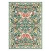 Washable Floral Butterfly Area Rug, Botanical Farmhouse Style Rug, Stain Resistant and Easy Care Carpet, Reinforced Edges - 2 of 4